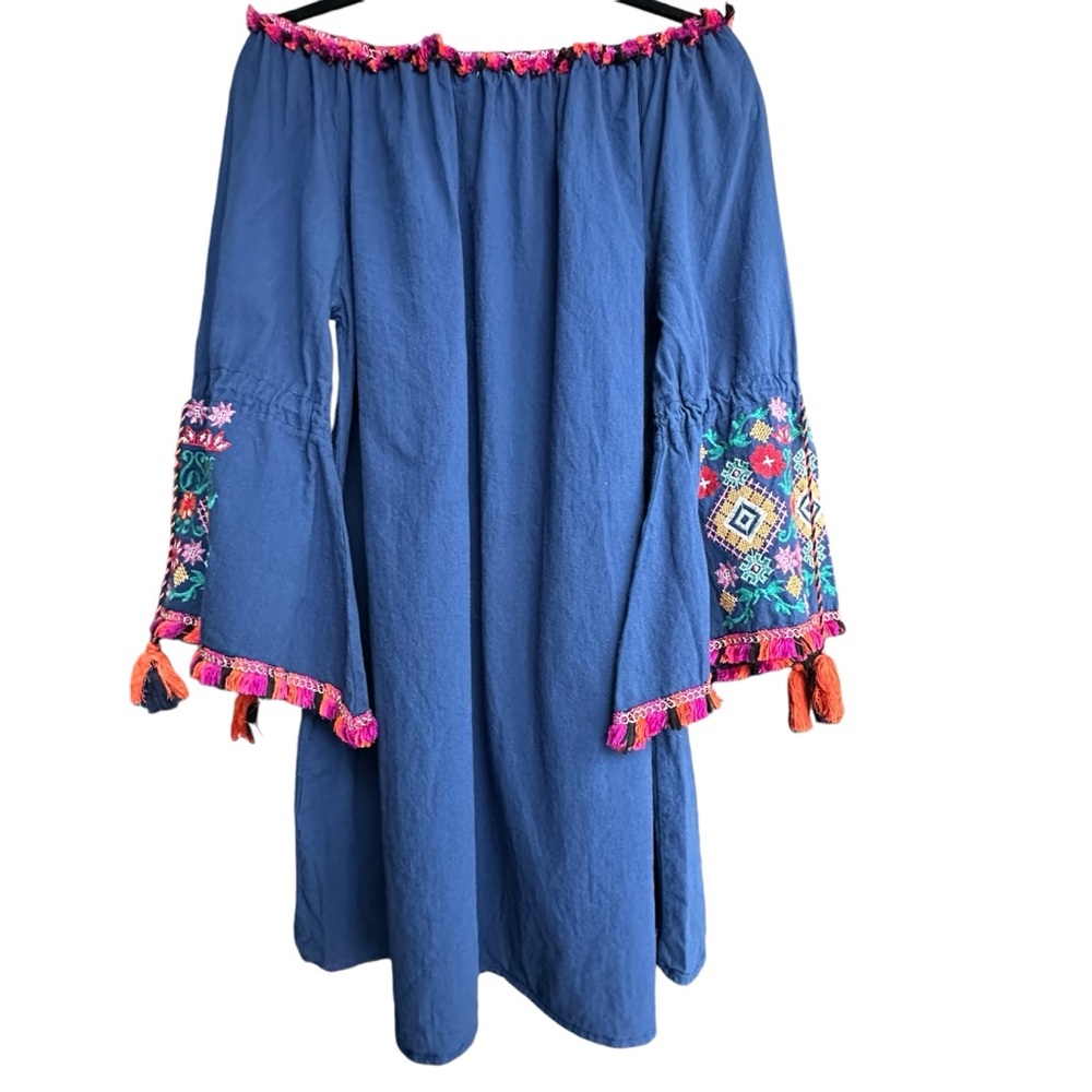 Velzera Tunic / Dress Boho-Inspired Festive Feeling Wear Your Art Pizzas 1XL